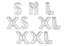 Clothes Size Range Set S M L Xs Xl Xxl Chrome Grey Co Stock Illustration Illustration Of International Collection