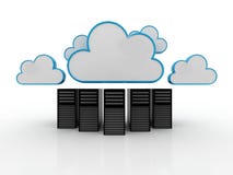 Cloud computing concept, Cloud Network. 3d rendering stock photography Cloud computing concept, Cloud Network. 3d rendering stock photography