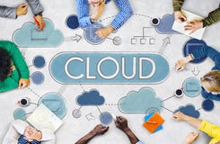 Cloud Computing Network Data Storage Technology Concept Royalty Free Stock Image Cloud Computing Network Data Storage Technology Concept Royalty Free Stock Image