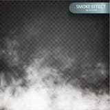 Cloud effect on a transparent vector background realistic. Cloud vector. Fog or smoke transparent special