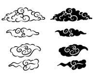 Cloud tattoo stock illustration Cloud tattoo stock illustration