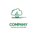 cloud, upload, save, data, computing Flat Business Logo template stock illustration cloud, upload, save, data, computing Flat Business Logo template stock illustration