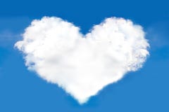 Clouds In The Form Of Heart Royalty Free Stock Images Clouds In The Form Of Heart Royalty Free Stock Images