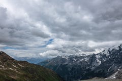 Clouds over the mountains. royalty free stock photo Clouds over the mountains. royalty free stock photo