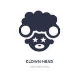 clown head icon on white background. Simple element illustration from Party concept royalty free illustration clown head icon on white background. Simple element illustration from Party concept royalty free illustration