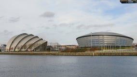 Clyde Auditorium, hydroarena und Finnieston strecken sich, Glasgow stock video Clyde Auditorium, hydroarena und Finnieston strecken sich, Glasgow stock video