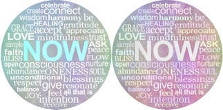 30cm kurendy mindfulness TERAZ słowa obłoczna zegarowa twarz ilustracji 30cm kurendy mindfulness TERAZ słowa obłoczna zegarowa twarz ilustracji
