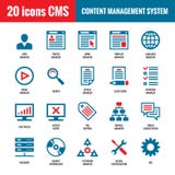 CMS - Sistema de gestión contento - 20 iconos del vector SEO - Iconos del vector de la optimización del Search Engine libre illustration CMS - Sistema de gestión contento - 20 iconos del vector SEO - Iconos del vector de la optimización del Search Engine libre illustration