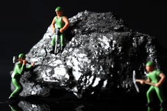 Coal miniature miners royalty free stock image Coal miniature miners royalty free stock image