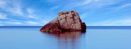 The coast on a blue day in Ibiza Stock Images The coast on a blue day in Ibiza Stock Images