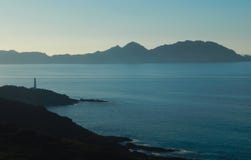 landscape view of Cies islands stock image landscape view of Cies islands stock image