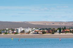 Coastline In Puerto Madryn, Argentina Royalty Free Stock Photo Coastline In Puerto Madryn, Argentina Royalty Free Stock Photo