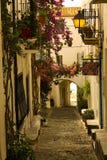 Cobbled street in Spain