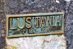 Cobh, County Cork / Ireland - August 14 2018: The Old Church Graveyard in Cobh is a landmark having a mass Lusitania grave stock photo Cobh, County Cork / Ireland - August 14 2018: The Old Church Graveyard in Cobh is a landmark having a mass Lusitania grave stock photo