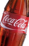 Coca Cola Bottle - Detail Royalty Free Stock Photography Coca Cola Bottle - Detail Royalty Free Stock Photography