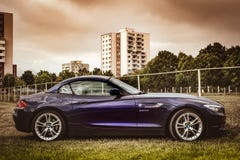COCHE DE DEPORTES BMW Z4 fotografía de archivo libre de regalías COCHE DE DEPORTES BMW Z4 fotografía de archivo libre de regalías