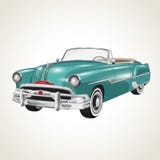 Coche retro del cabriolé del vintage del vector libre illustration Coche retro del cabriolé del vintage del vector libre illustration