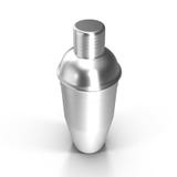 Cocktail shaker. Isolated on white. 3D illustration. royalty free stock images Cocktail shaker. Isolated on white. 3D illustration. royalty free stock images