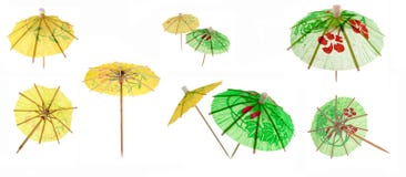 Cocktail Umbrellas Royalty Free Stock Image