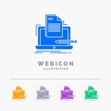 Coder, coding, computer, list, paper 5 Color Glyph Web Icon Template isolated on white. Vector illustration vector illustration Coder, coding, computer, list, paper 5 Color Glyph Web Icon Template isolated on white. Vector illustration vector illustration