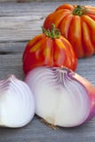Coeur de Boeuf Tomatoes royalty free stock photos Coeur de Boeuf Tomatoes royalty free stock photos