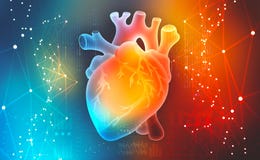 Coeur humain Technologies numériques dans la médecine Innovations dans les soins de santé illustration libre de droits Coeur humain Technologies numériques dans la médecine Innovations dans les soins de santé illustration libre de droits