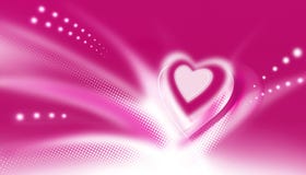 Coeur rose illustration de vecteur Coeur rose illustration de vecteur