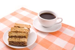 Coffee And Cake Stock Images
