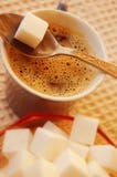 Coffee And Sugar Royalty Free Stock Photo
