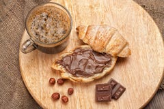 Coffee, Bread And Chocolate Royalty Free Stock Photo Coffee, Bread And Chocolate Royalty Free Stock Photo