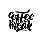 Coffee break hand lettering card. royalty free illustration Coffee break hand lettering card. royalty free illustration