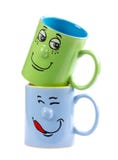 Coffee Cup With A Grin Stock Photography Coffee Cup With A Grin Stock Photography
