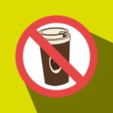 coffee fast food unhealth prohibited Stock Images coffee fast food unhealth prohibited Stock Images