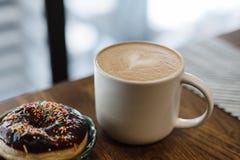 Coffee with a milk royalty free stock photos Coffee with a milk royalty free stock photos