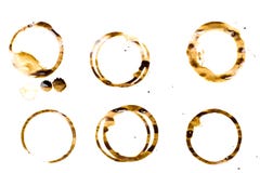 Coffee Stain Stock Photo