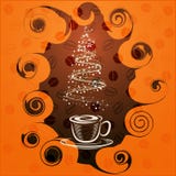 Coffekerstboom stock illustratie Coffekerstboom stock illustratie