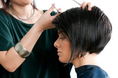 Coiffure photo libre de droits Coiffure photo libre de droits
