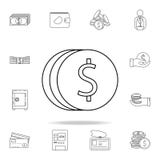 coinage icon. Outline set of banking icons. Premium quality graphic design icon. One of the collection icons for websites, web vector illustration coinage icon. Outline set of banking icons. Premium quality graphic design icon. One of the collection icons for websites, web vector illustration