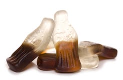 Colaflaschebonbons Stockbild Colaflaschebonbons Stockbild