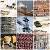 Colagem da construção Colagem da construção
