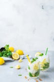 Cold alcohol mojito cocktail, long drink beverage, lemonade royalty free stock image Cold alcohol mojito cocktail, long drink beverage, lemonade royalty free stock image