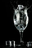 Cold water and ice pieces stock photography Cold water and ice pieces stock photography