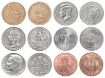Colección de monedas de los E.E.U.U. foto de archivo libre de regalías Colección de monedas de los E.E.U.U. foto de archivo libre de regalías