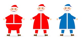 Colección de vector Santa Claus, San Nicolás de la Navidad Ilustración del Año Nuevo libre illustration Colección de vector Santa Claus, San Nicolás de la Navidad Ilustración del Año Nuevo libre illustration