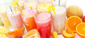 Coleção do batido de fruta imagem de stock royalty free Coleção do batido de fruta imagem de stock royalty free