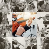 Collage de la música clásica imagen de archivo Collage de la música clásica imagen de archivo