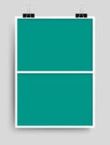 Collage deux cadres pour la photo ou l'illustration illustration stock Collage deux cadres pour la photo ou l'illustration illustration stock