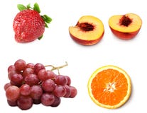 Collage From Fresh Ripe Fruit Stock Photo Collage From Fresh Ripe Fruit Stock Photo
