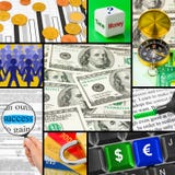 Collage Of Business Images Royalty Free Stock Image