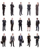 Collage van divers zakenlui royalty-vrije stock foto Collage van divers zakenlui royalty-vrije stock foto